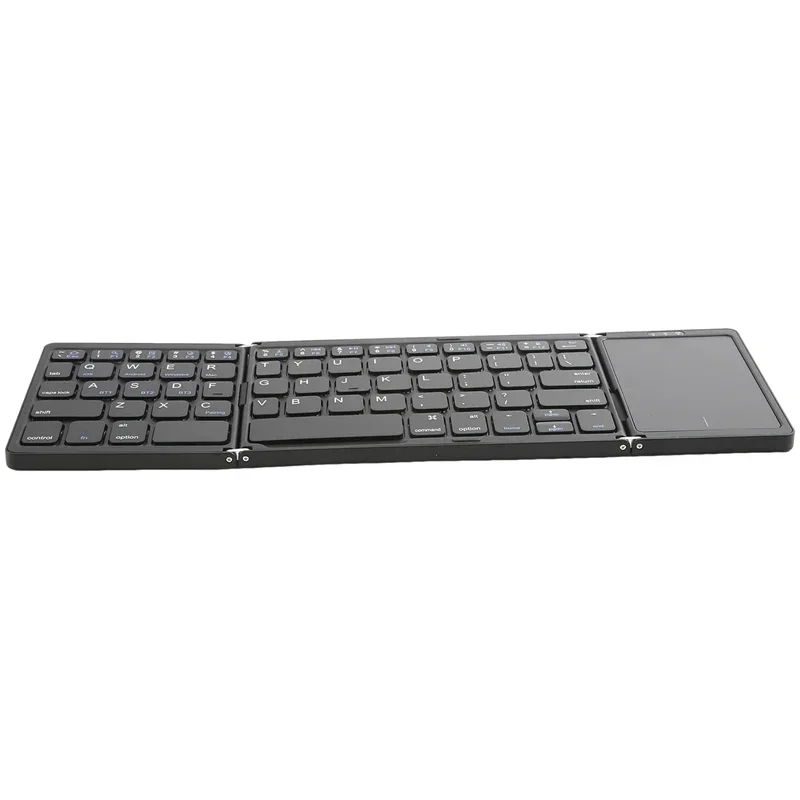 Foldable Bluetooth Keyboard For Travel, Tri-Folding Wireless Portable Keyboard With Touchpad For Rog Ally Game Handheld