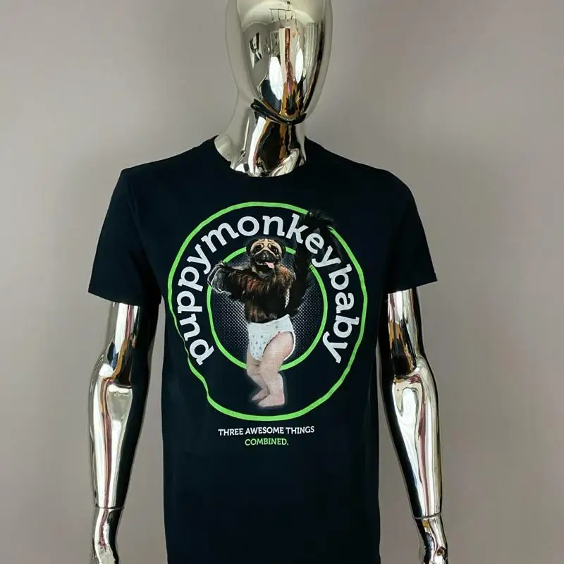 Camiseta gráfica preta adulta masculina Mountain Dew tamanho L