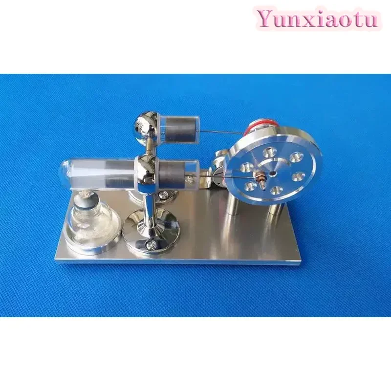 Stirling Engine Generator, External Combustion Hot Air Engine, Physics Educational Hobby Model