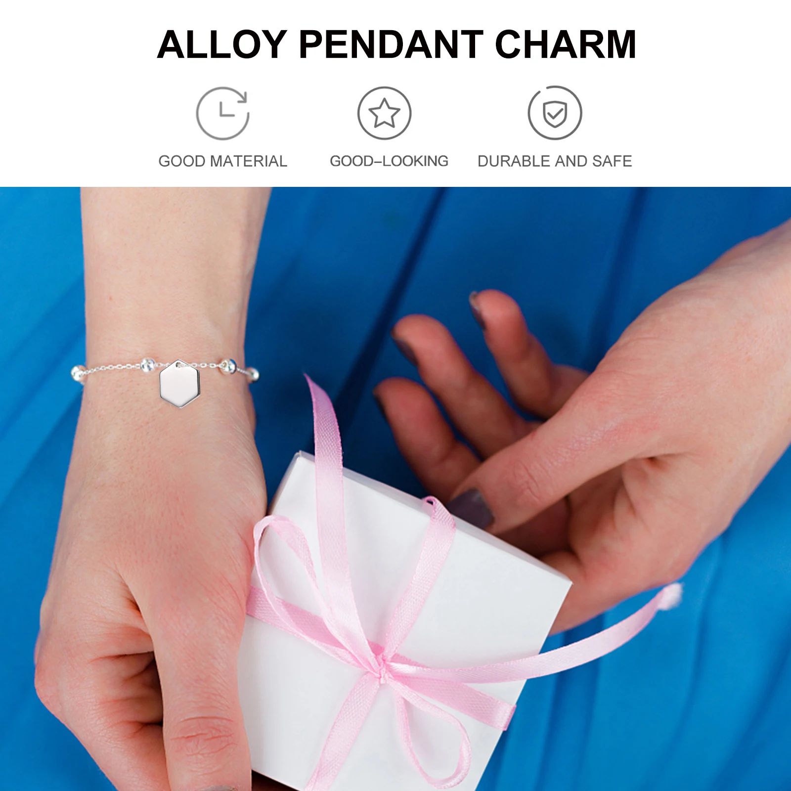 

40 Pcs Metal Pendant Jewelry Charms Pendants Diy Mini Alloy Handmade Tags for Necklace Making Accessories