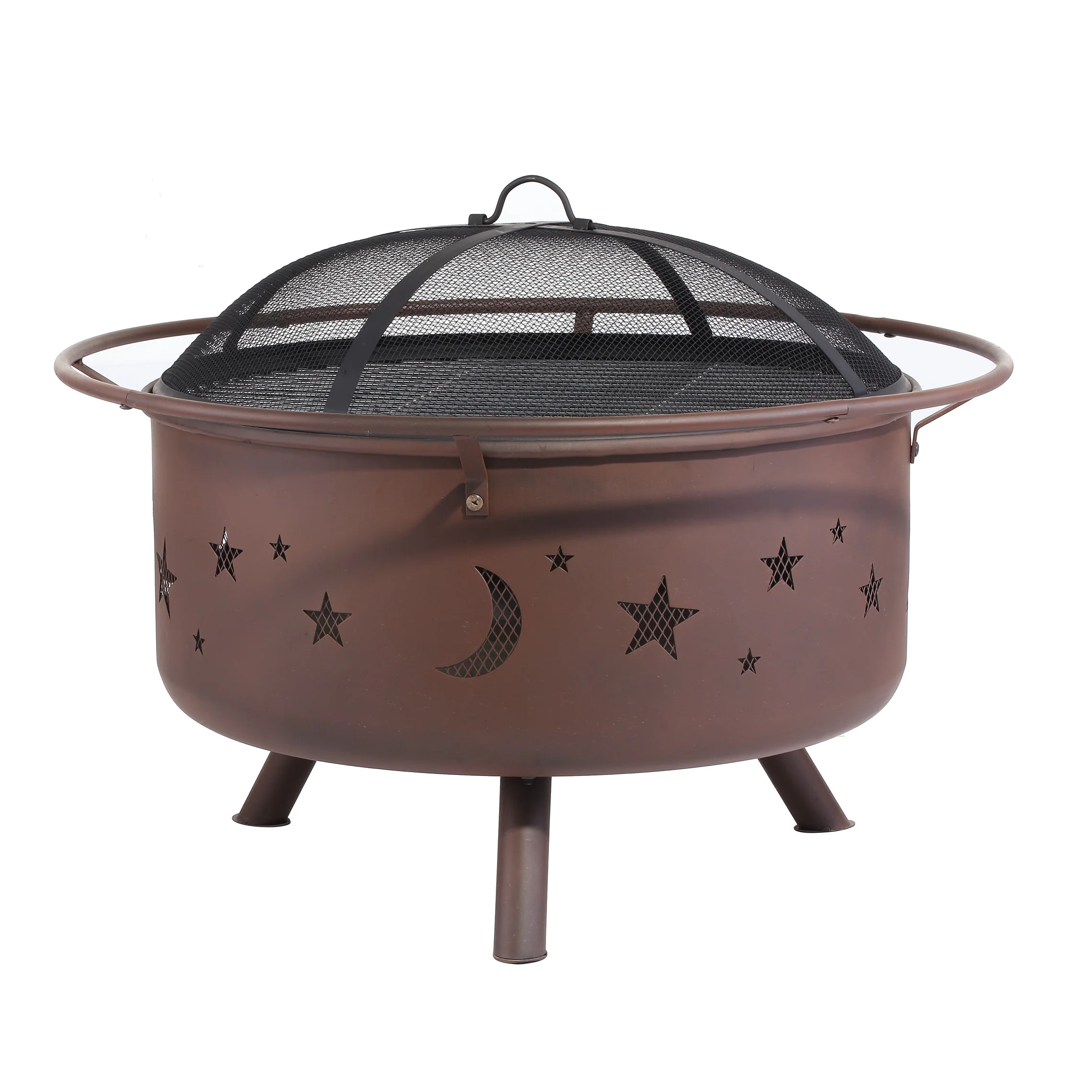 High Top Small Patio Furniture Ultimate BBQ Steel Outdoor Bonfire Fire Pit