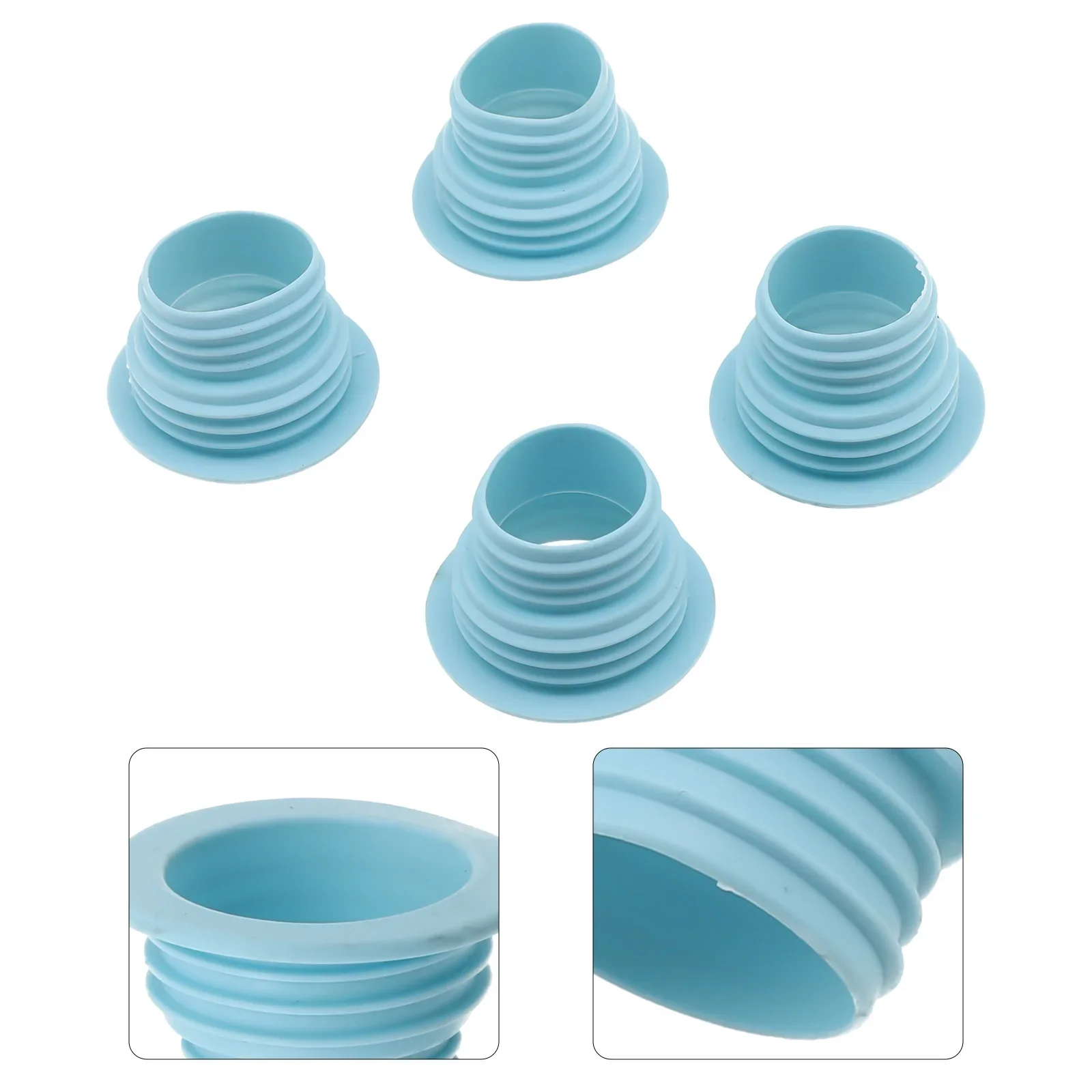 4 قطعة خرطوم الصرف العالمي سيليكون التوصيل للغسالة خزان الغسيل تسرب الأرضية والمصارف الأخرى ومفاصل أنابيب الصرف الصحي