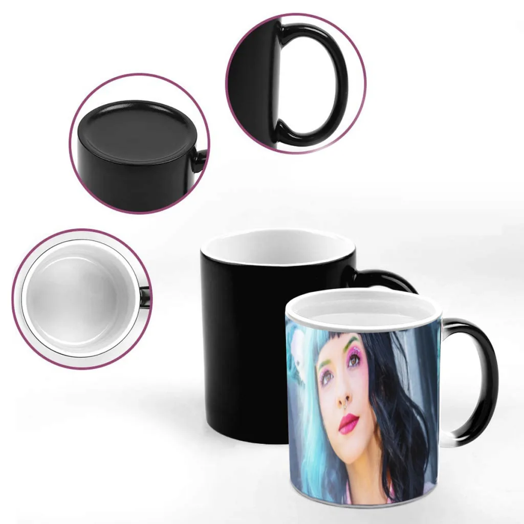 Girl Singer Melanie Martinez One Piece Coffee Mugs And Mug Creative Color Change Tea Cup Ceramic Milk Cups Novelty Gifts