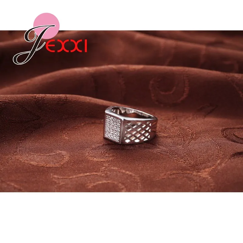 Anillos de dedo modernos de Plata de Ley 925 a la moda para mujer, joyería de circón con diamantes de imitación, anillo de compromiso de boda con piedra AAAA