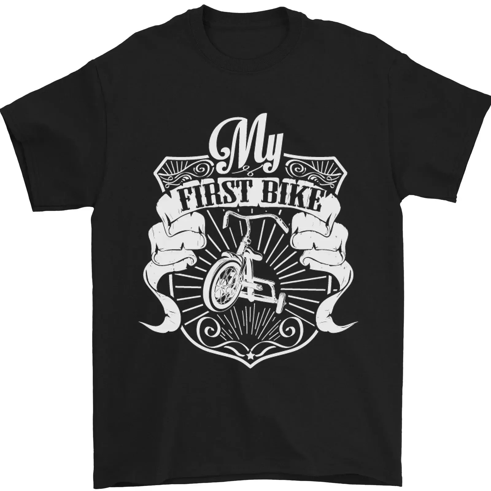 First Bike lustiges Biker Motorrad Herren T Shirt 100 Baumwolle vintage Washed Versatile Stylish graphic Unisex