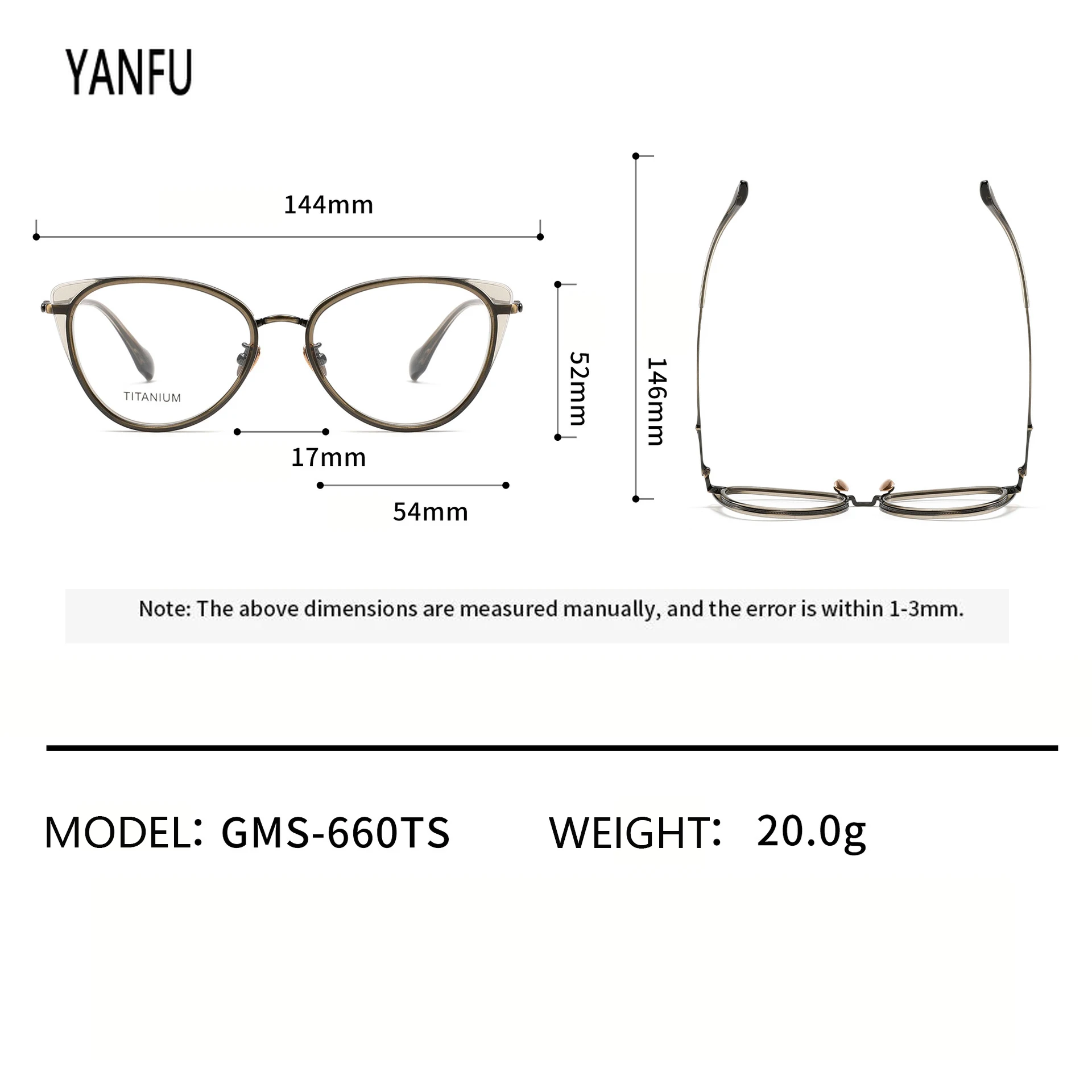 Vintage Brown Acetate Cat Eye Glasses Frames High Quality Fashion for Women Men Optical Myopia Brand Reading Eyeglasses Frame