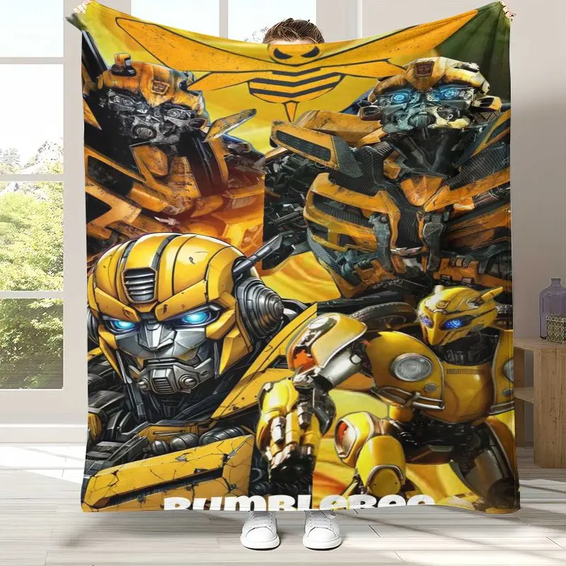 Vintage Autobots Transformers Optimus Prime Flannel Throw Blanket,Cozy Warm Blanket for Bed,Sofa,Living Room,Camping,Home Decor