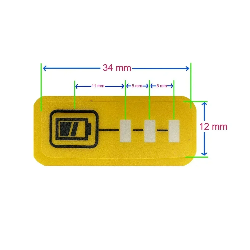 2 قطعة DCB200 قدرة البطارية LED مفتاح بطاقة لاصقة ل دي والت 18 فولت DCB140 DCB182 لبطارية ليثيوم دي والت 18 فولت 14.4 فولت