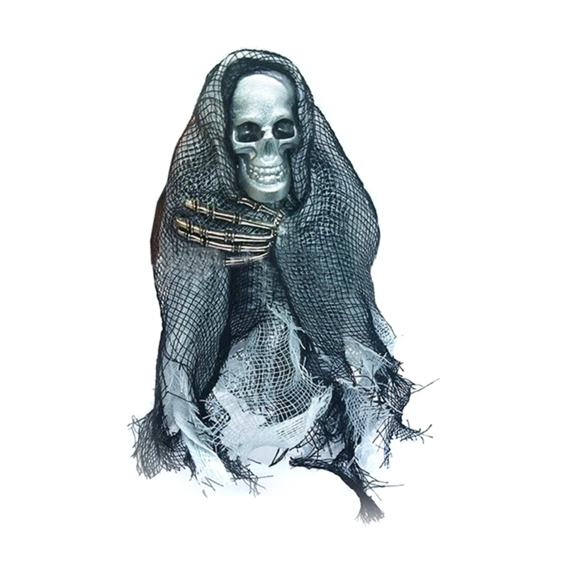 

QM82 Auto Air DiffuserAroma Car Scent Air Vent Halloween Skull Decoration Aromatherapys FreshenersPerfume Interior Part Decor