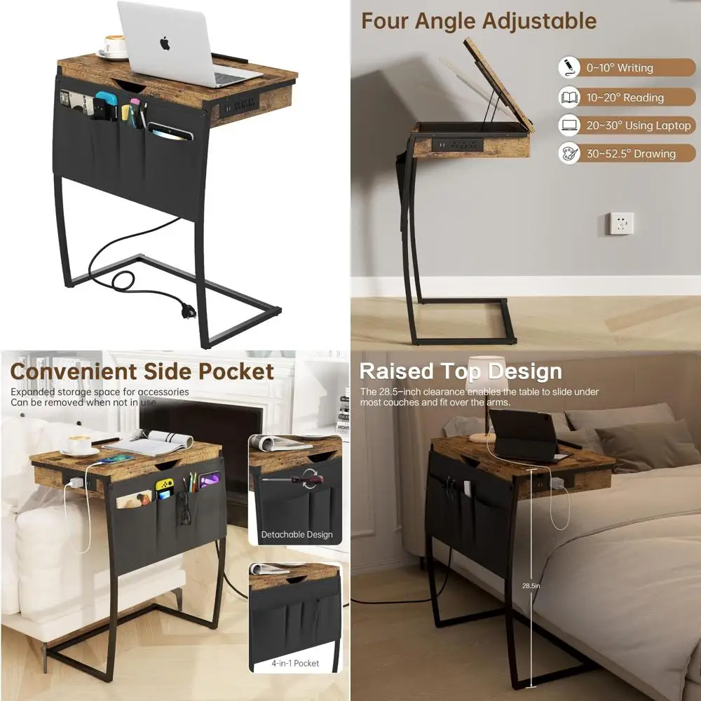 C-Shaped Couch Lapt…