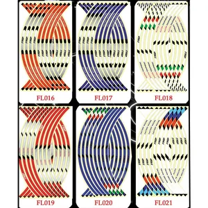 Motorradradaufkleber, reflektierendes Autoband, Motorradfahrradabziehbilder, Universal für Honda, 17 in, 18 in Streifen, 16 Prozent 6 Honda Fit Sales - №1