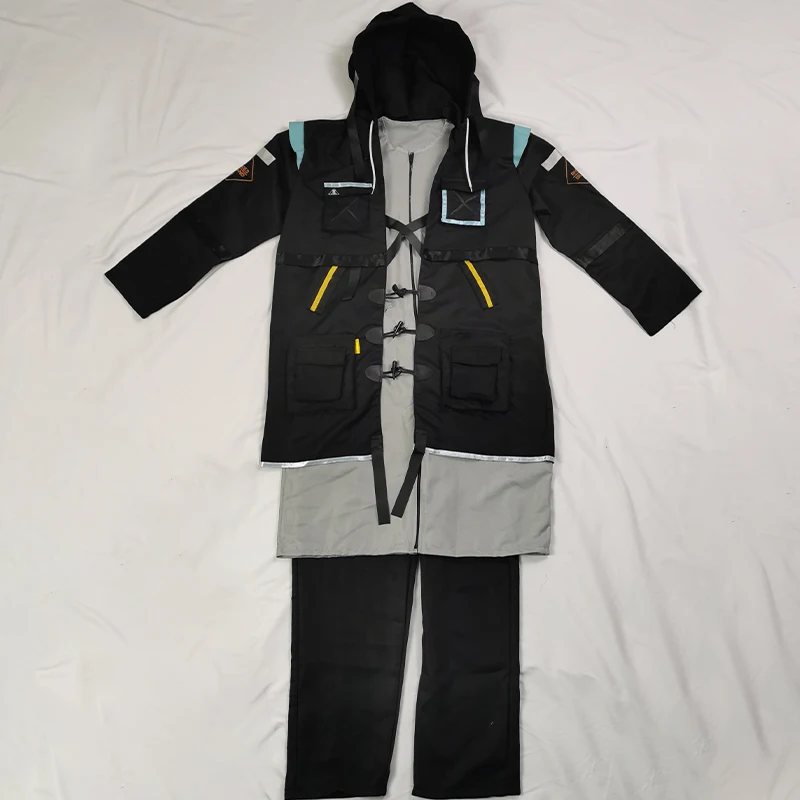 Doctor Cosplay Costume Halloween Rhodes Island Doctor Dardblue Outfits Full Set with Mask Gloves Free Lungmen Coins