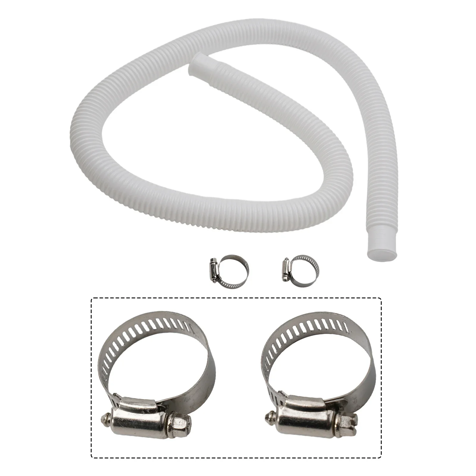 

Pipe Hose Plastic Swimming Pool 32mm 59" Long Dia 1.25 Inch For Intex For Pump/Filter/Heater Hose Parts 2021 Hot