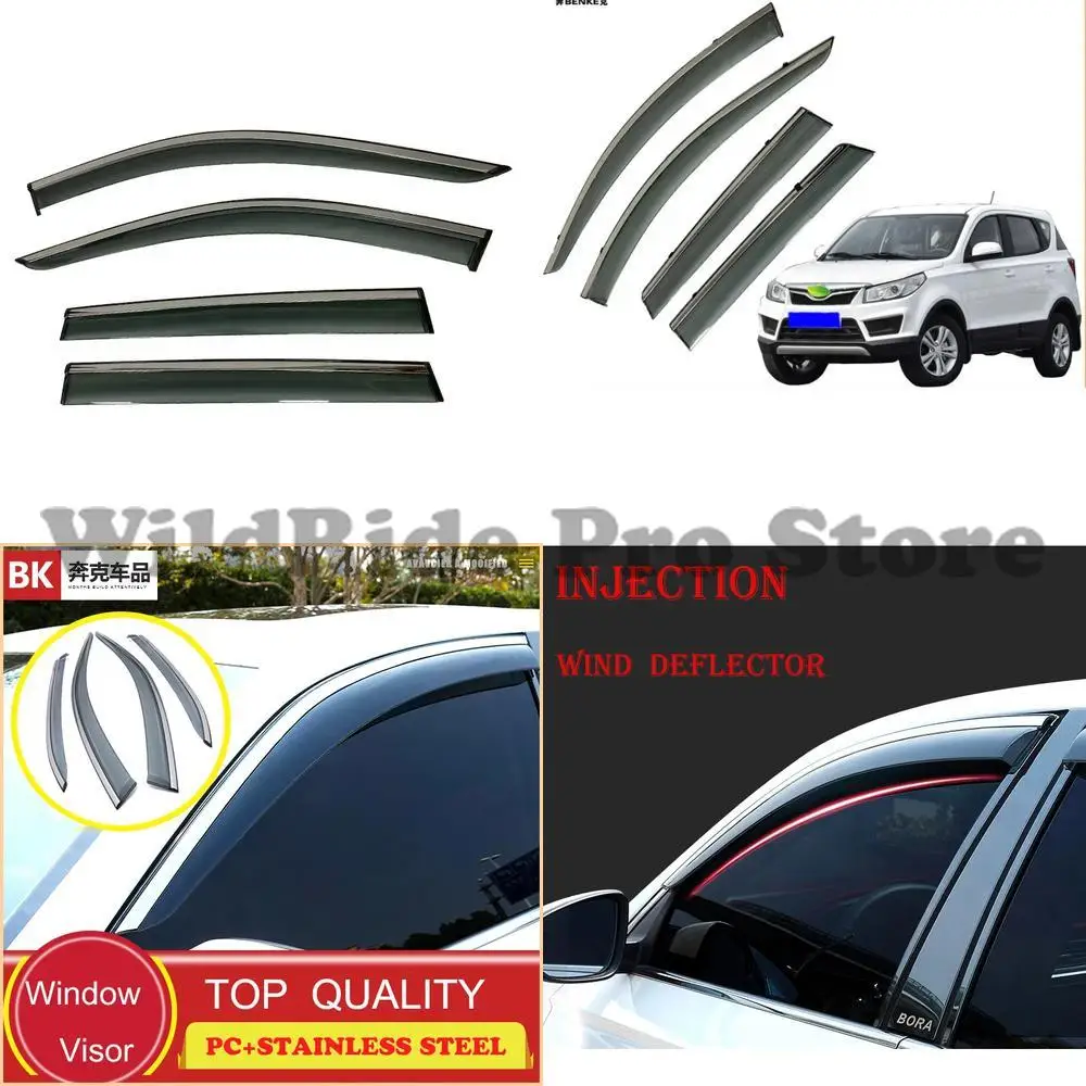 

1 set For Auto Accessories BAIC S2 Door Visors Window Visor Vent Deflectors Rain Shield