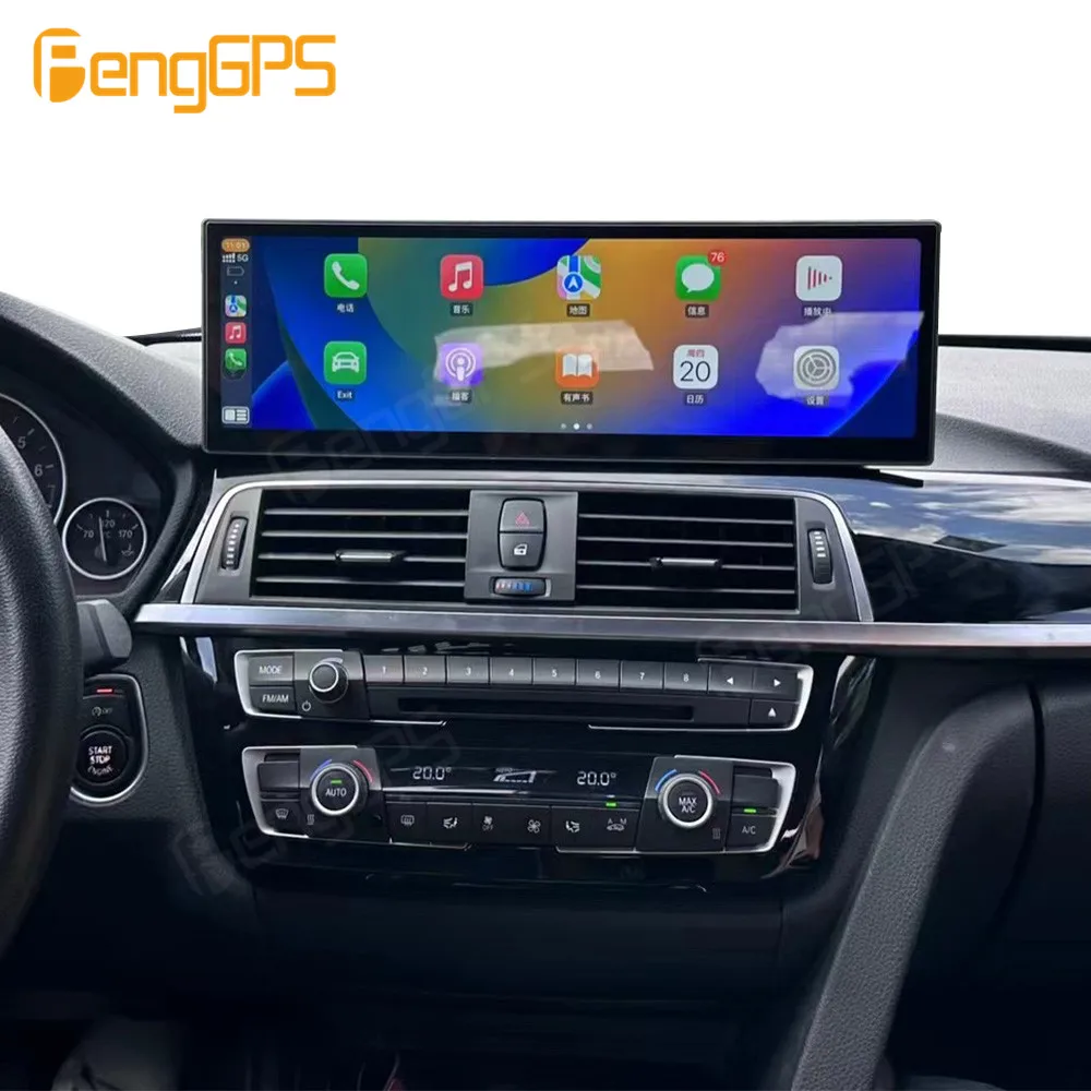 14.9 Inch Android Carplay For BMW 3 Series F30 2013-2019 NBT EVO Car radio multimedia Player GPS navigation Stereo 4G WIFI Audio