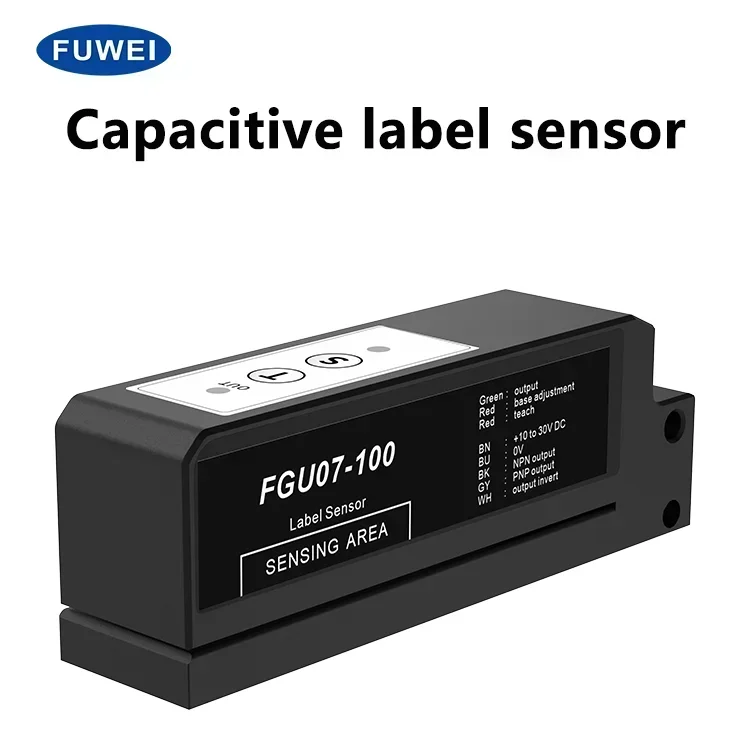 FUWEI FGU07-100 Transparent Label Detection for Labeling hines Electric Eye Slot Type Label Sensor