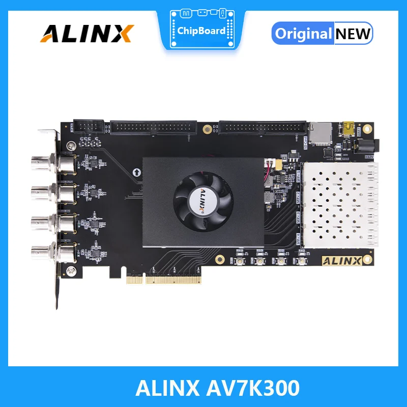 ALINX AV7K300: XILINX Kintex-7 K7 7325 XC7K325 SDI Video Image Processing SFP PCIE Accelerator Card FPGA Development Board