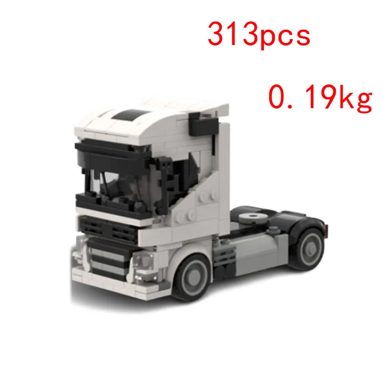 Spot new MOC-38080 33999 323pcs small particle assembly building blocks mini truck head model toy gift set