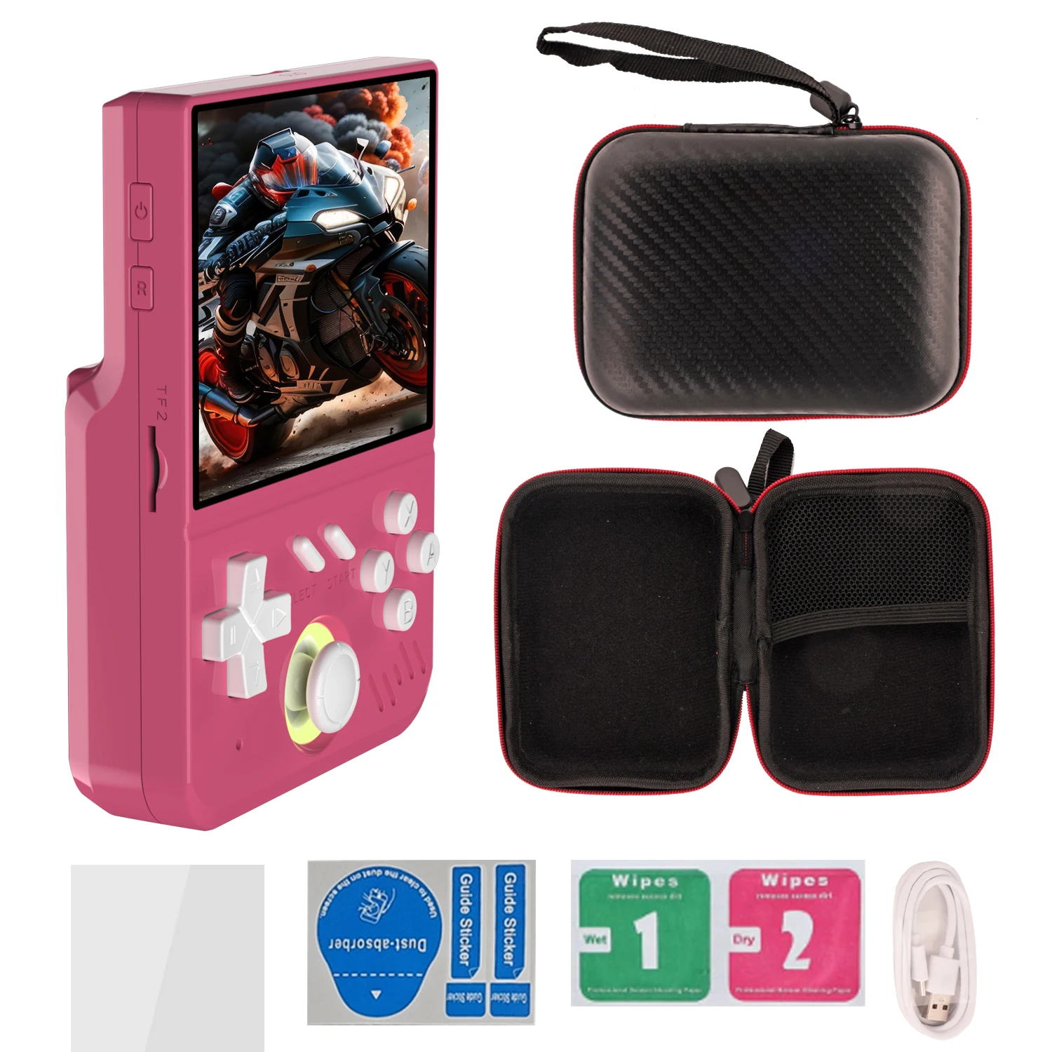 

Hot MY MINI Retro Handheld Game Console 3.5-inch IPS HD Screen Linux System 64GB/128GB Portable Handheld Video Player 15000 Game