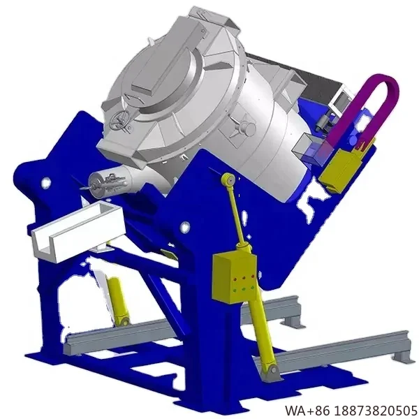 Concha de transferência de sucção a vácuo de transferência de alumínio fundido 5-14.5 T Dispositivo de inclinação hidráulica para