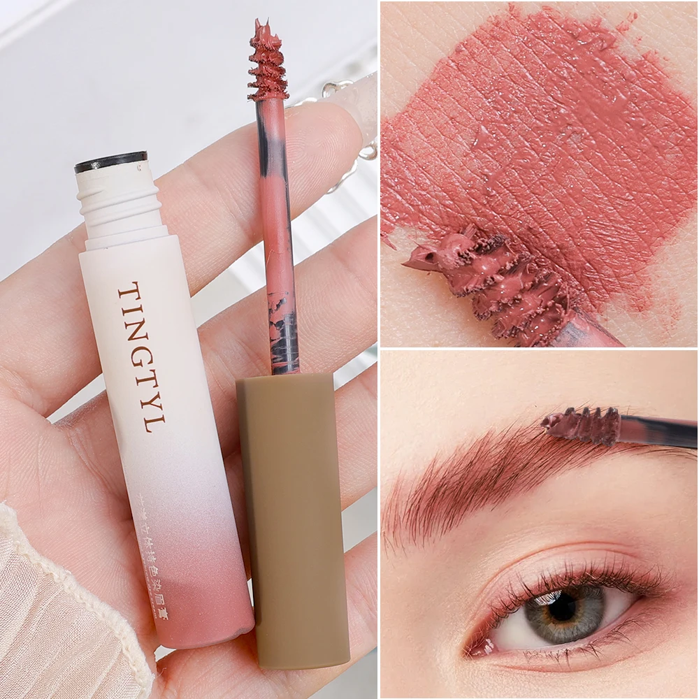 Liquid Eyebrow Cream Gel Enhancers Waterproof Long Lasting Natural Dyeing Brow Tinted Gel Cream Mascara Women Makeup Cosmetics