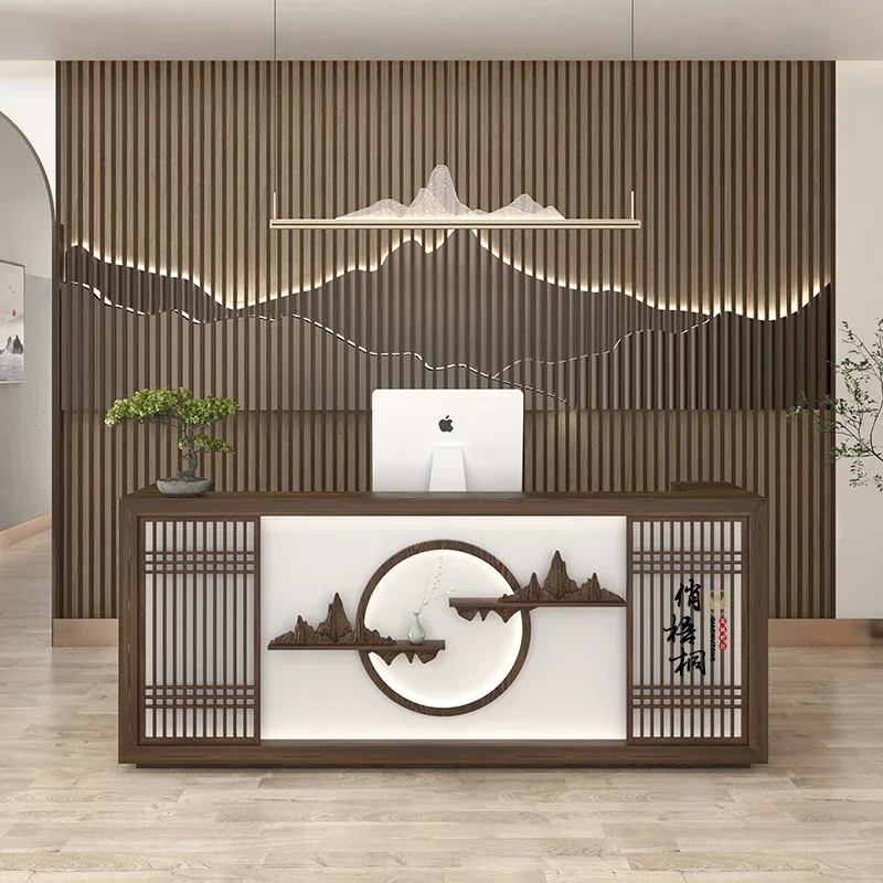 Escritorio Restaurant Luxury Reception Desk Check Out Office Counter Reception Desk Aesthetic Empfangstheke Postmodern Furniture