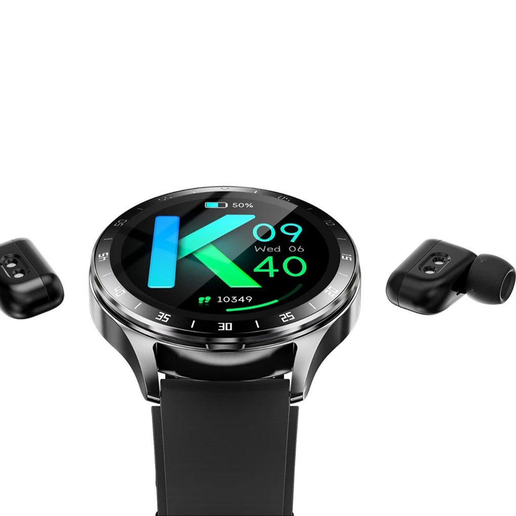 X10 Smart Watch TWS 2 in 1 Wireless Bluetooth Earphones Heart Rate Monitoring NFC Voice Assistant Music Smartwatches