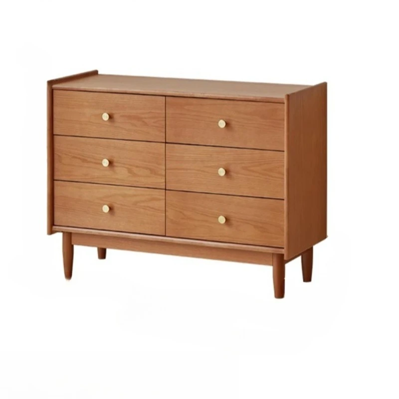 Solid wood chest, bedroom wall storage, living room chest of drawers
