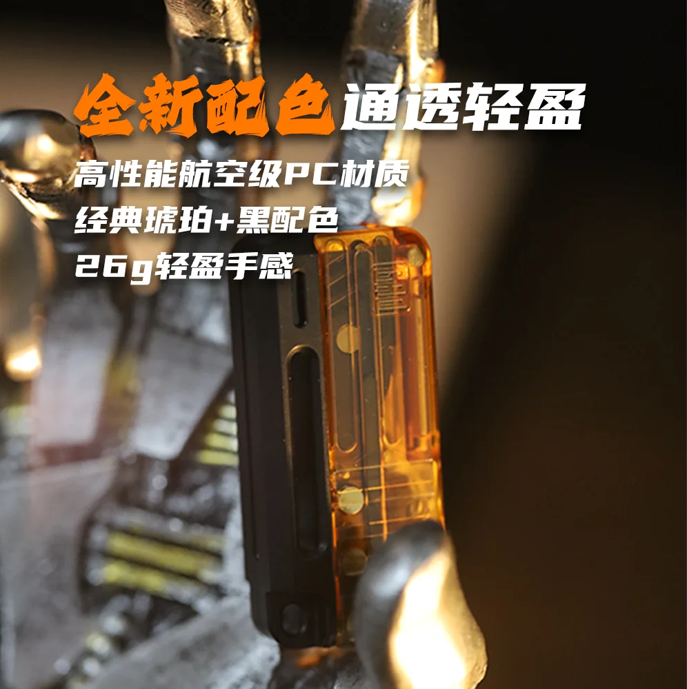 EDC GAO PEI دفع المنزلق الفولاذ المقاوم للصدأ PC دفع المنزلق الميكانيكية المكثفة EDC أدوات الضغط اللعب