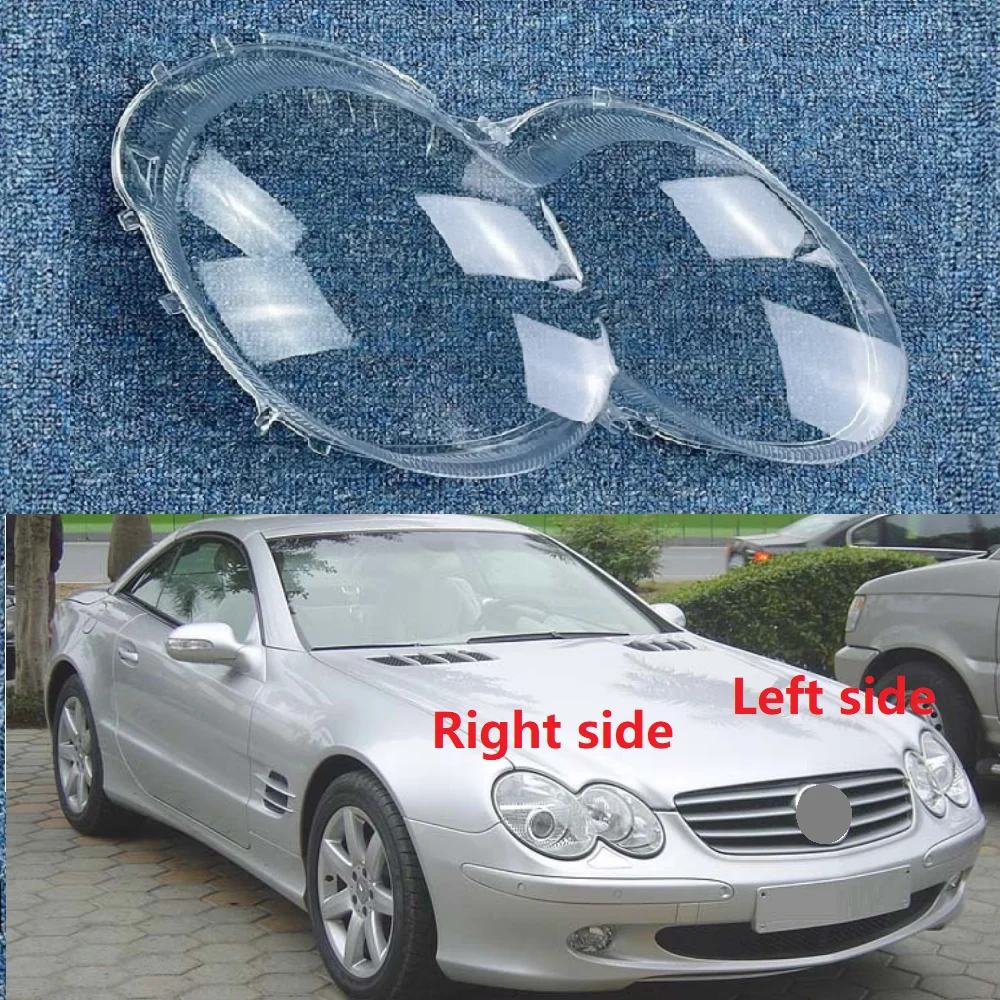 

Car Headlamp Lens Cover Shell Headlight Glass Replace The Original Mask Lampshades For Mercedes-Benz SL SL350 SL500 2004-2007