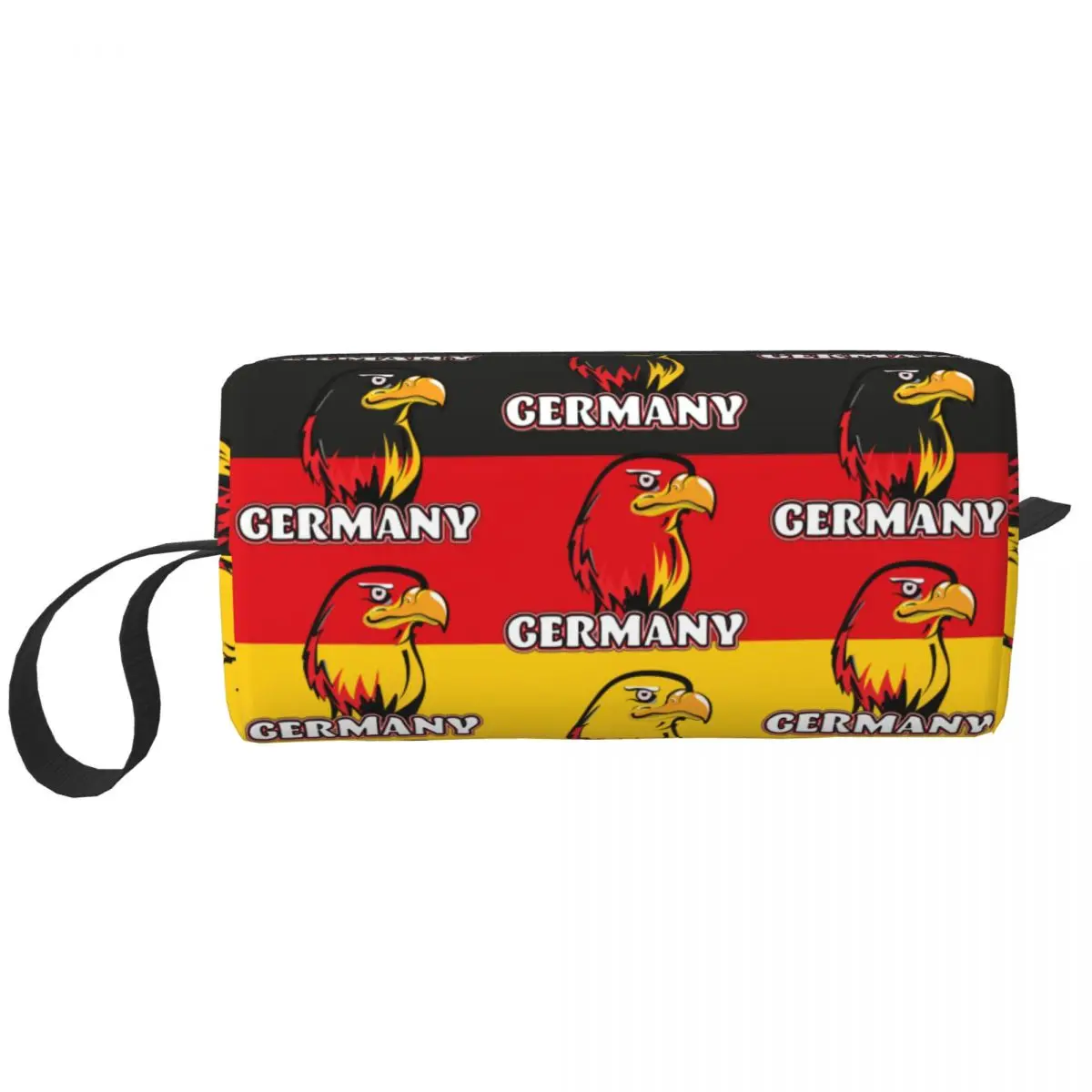 Germany Golden Eagle Makeup Bag Women Travel Cosmetic Organizer Cute Animal Storage Toiletry Bags