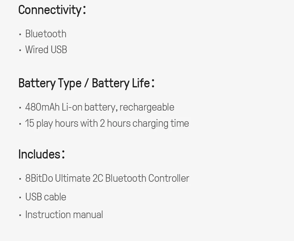 8BitDo Ultimate 2C Bluetooth-Gaming-Controller für Switch 2 Hall-Effekt-Joystick Gamepad für Nintendo Switch/Switch 2 Controller – Detail 13