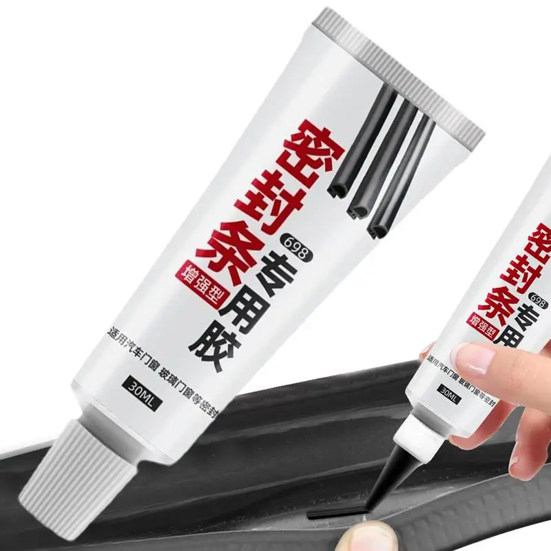 Car Window Seal Strip Glue 30ml Collision Avoidance Seal Strip Glue Car Windshield Sealant High Bond Strength Repair Adhesive