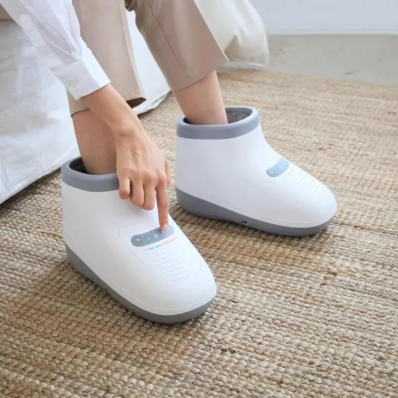 massage products Wireless plasma foot massager Electric heating air pressure foot massage shoes