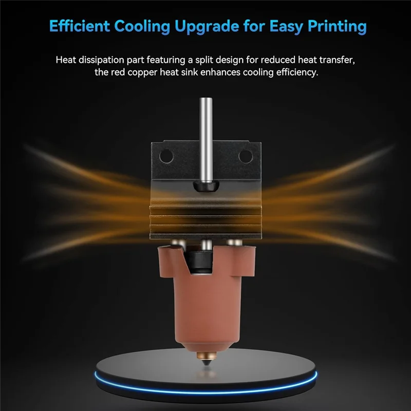 

Превосходный комплект Hotend — быстросменная насадка, цельнометаллический встроенный экструдер, замена горячего конца для 3D-принтера K1 MAX, K1C