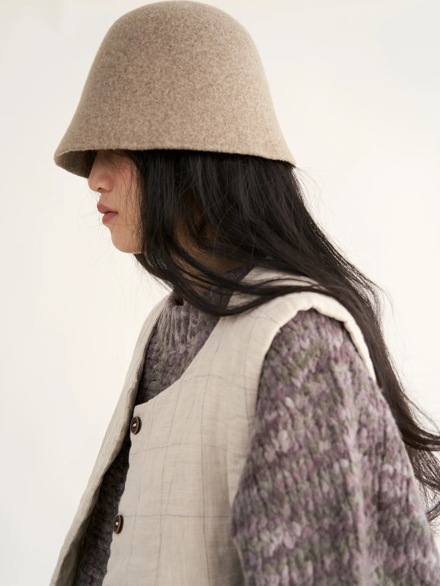 

Жилет из льняной ткани Nothingnowhere с геометрическим узором, осенне-зимняя новинка, женская куртка из хлопка