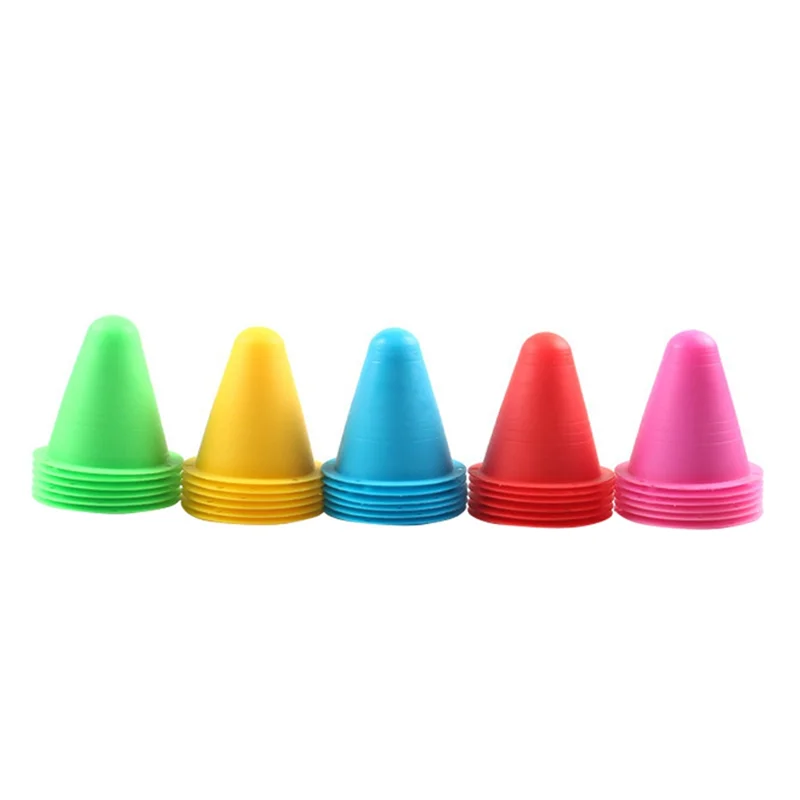 AEF6-Soft Plastic Agility Field Marker For Soccer,Football - Indoor/Outdoor Skating - Training Cones For Drills And Games