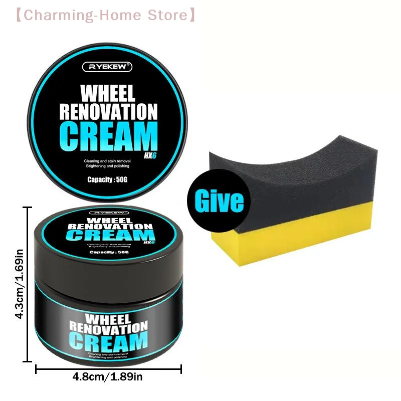 Car Rust Restoration Paste For Chrome Parts Of Auto Rust And Fading On Car Wheels Designed For Renewing Oxidized Scratch Repair