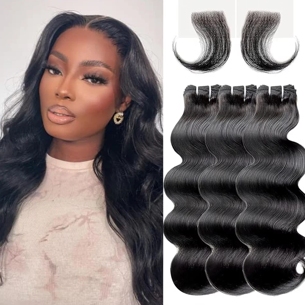 

16A Body Wave Bundles Human Hair Brazilian Weaving Natural Black 3 Bundles Deal Virgin Human Hair 20 Inch Raw Hair Extensions