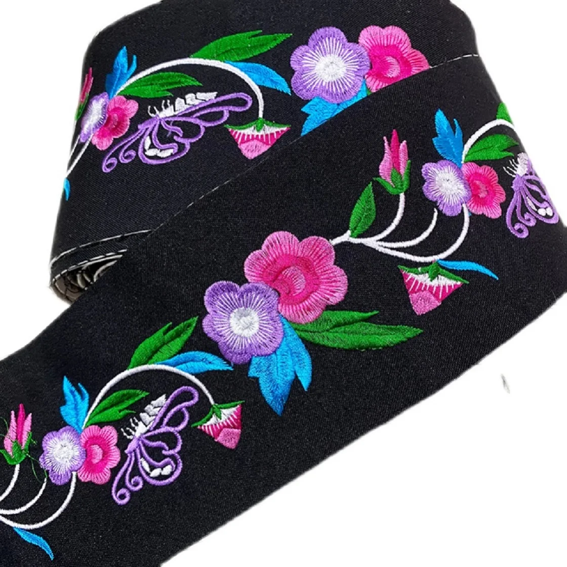 

Ethnic embroidery lace cloth ethnic minority clothing accessories lace machine embroidery lace accessories