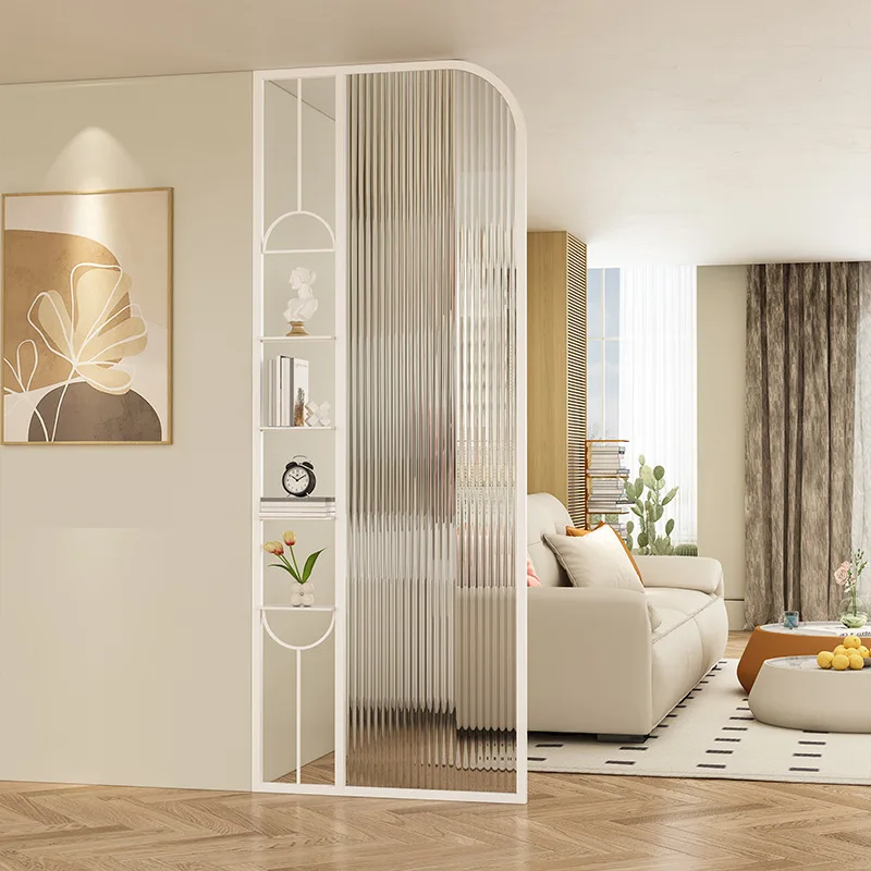 

Cream windshield partition entrance entrance living room bedroom decoration French bathroom stainless steel washstand screen