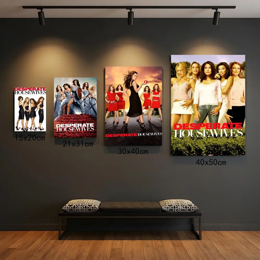 tv series D-Desperate Housewives-S Painting Calligraphy Boho Botanical Decor for Living Room  Elegant Home Style
