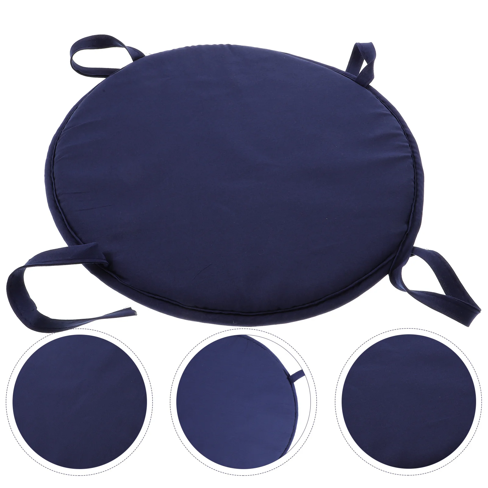 

1Pcs Round Cushion 38cm Dark Blue for Chair Sofa Home Office Dining Room Decoration Gift Seat Cushion Desk Chair Pad