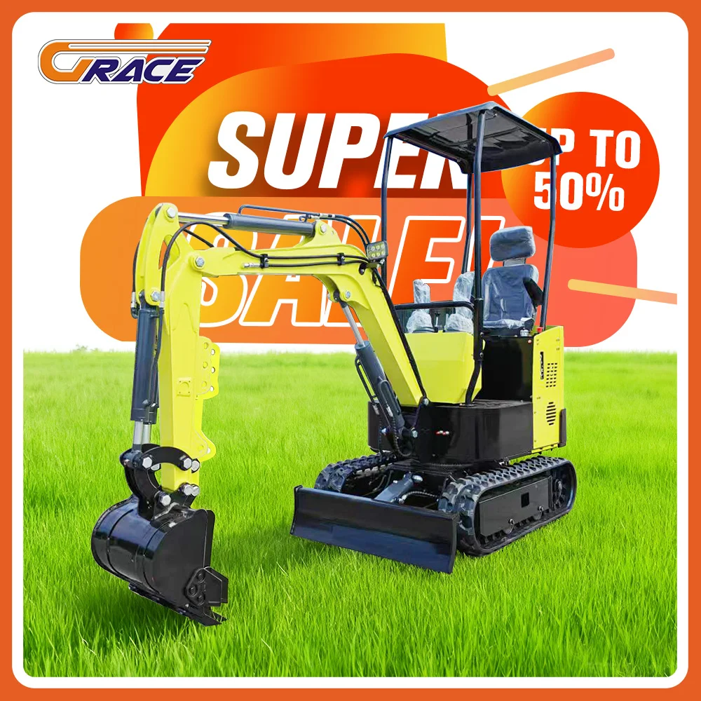

Hot Selling Euro 5 Engine chinese new crawler excavator farm used mini excavator 1 ton 1.5 ton 3 ton excavator machine