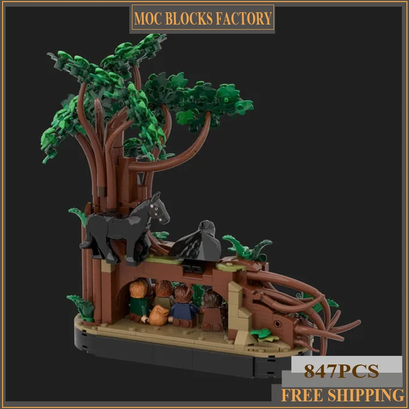 

Кольцо фильм 2025, новая модель Moc Block, счетчик Char, модульный блок, подарок, детская игрушка, набор для сборки «сделай сам»
