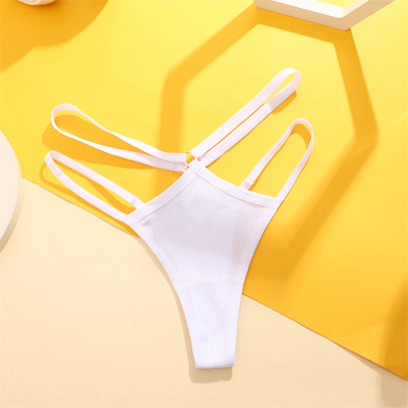 FINETOO Sexy Low Waist Frauen Tanga Doppel Dünnen Riemen Höschen Damen Slip Dessous Panty Unterwäsche Weibliche Bikini Dessous Tangas