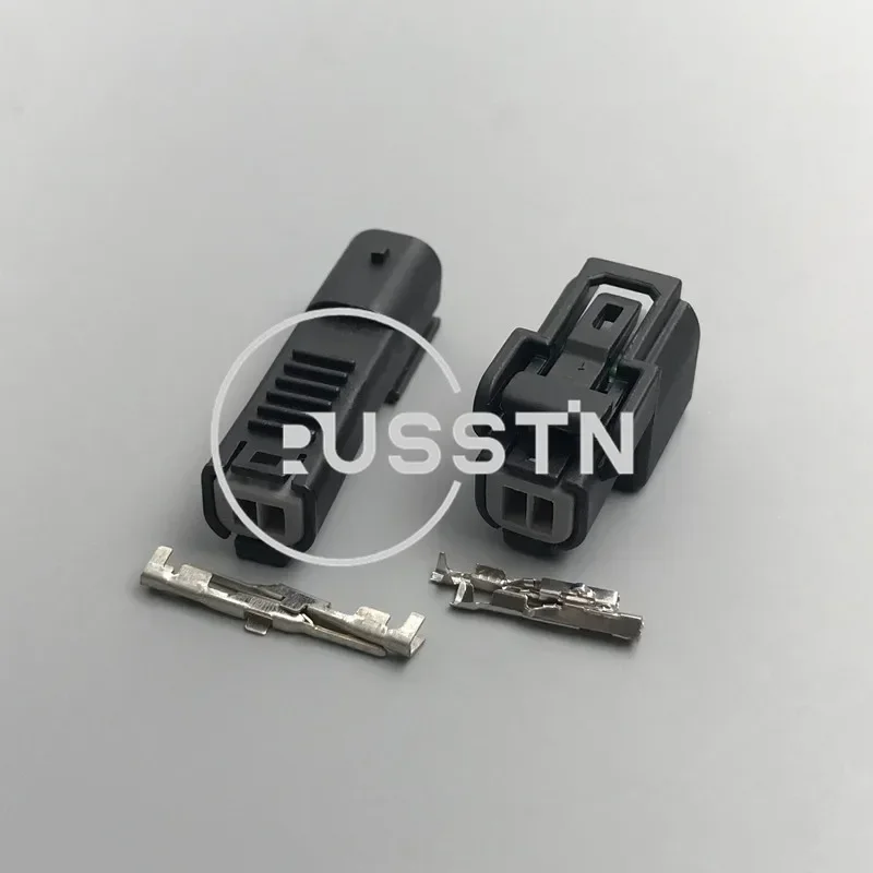 1 Set 2 Hole 6189-6904 Automotive Fuel Injector Electronic Waterproof Black Plug Auto Socket AC Assembly For Honda CB400 Accord