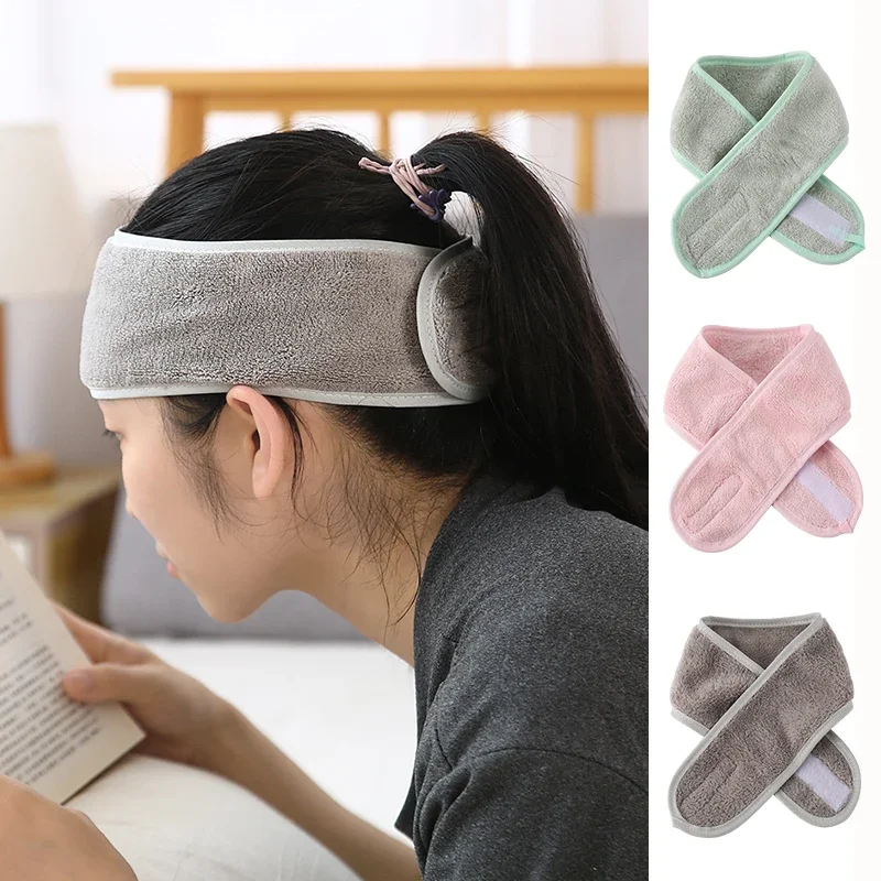 Women Adjustable SPA Facial Headband Bath Makeup Hair Band Headbands for Face Washing Soft Toweling Hair Make UP Accessories