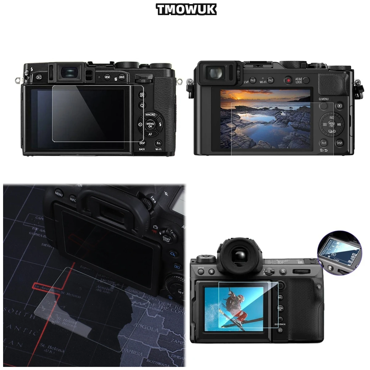 

For Fujifilm X-T1 T2 XA3 XA5 XA10 XA20 Tempered Glass Screen Guard 9H Hardness HD Clear Protector Film
