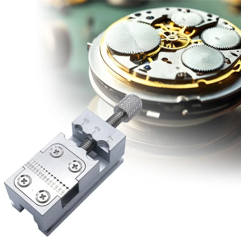

-A95Z Watch Repair Desktop Fixed Table Pointer Tube Clamp Watch Collet Tightening Tool